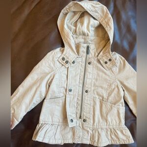 Like-New Old Navy Khaki Coat, Size 2T